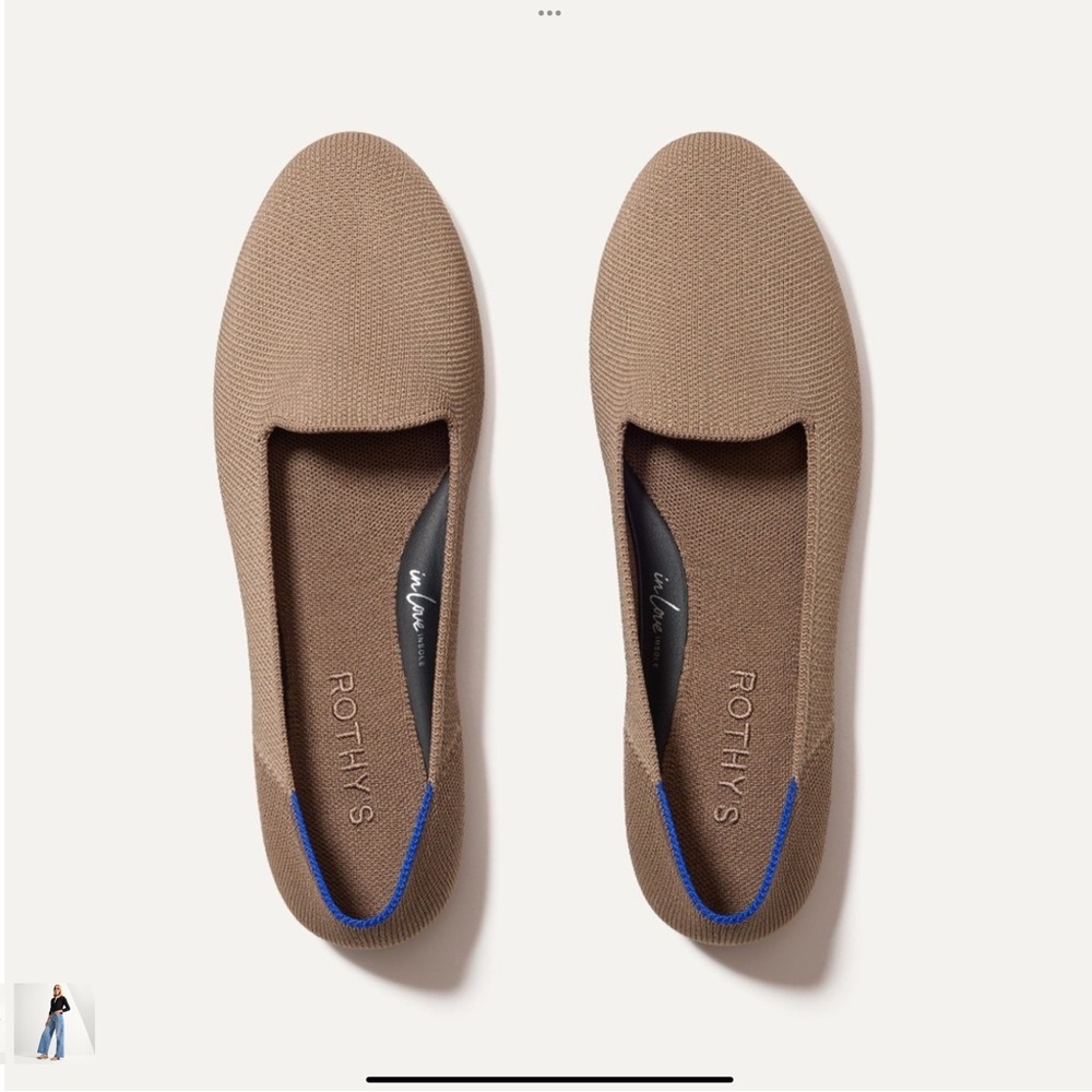 Rothy's The Lounge Loafer - Latte Size 8 NIB